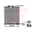Radiateur, refroidissement du moteur VAN WEZEL 25002122 - Visuel 1