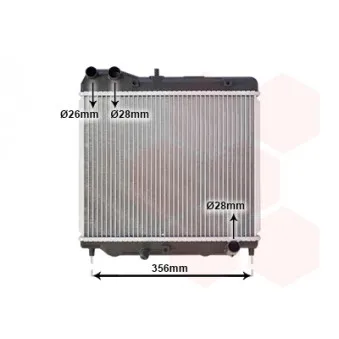 Radiateur, refroidissement du moteur VAN WEZEL