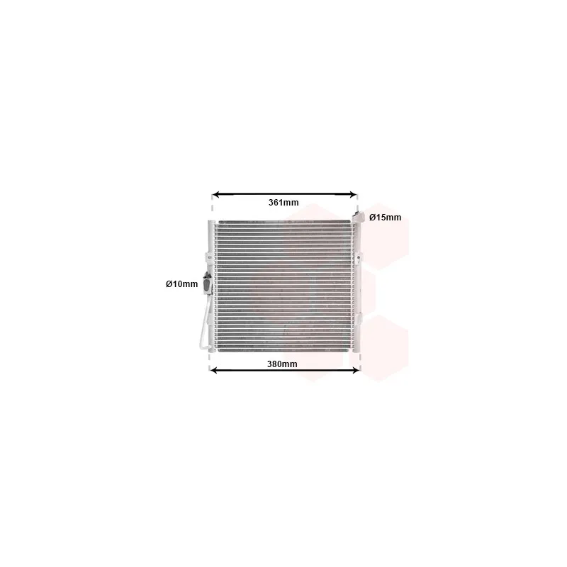 Condenseur, climatisation VAN WEZEL 25005089
