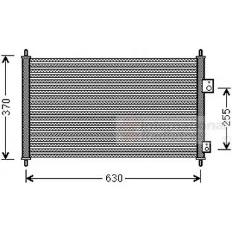 Condenseur, climatisation VAN WEZEL