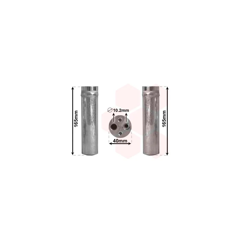 Filtre déshydratant, climatisation VAN WEZEL 2500D230