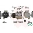 Compresseur, climatisation VAN WEZEL 2500K208 - Visuel 1