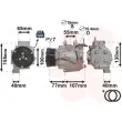 Compresseur, climatisation VAN WEZEL 2500K232 - Visuel 1