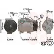 Compresseur, climatisation VAN WEZEL 2500K238 - Visuel 1