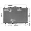 Radiateur, refroidissement du moteur VAN WEZEL 25012701 - Visuel 1