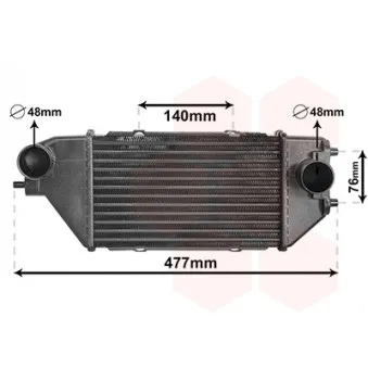 Intercooler, échangeur VAN WEZEL
