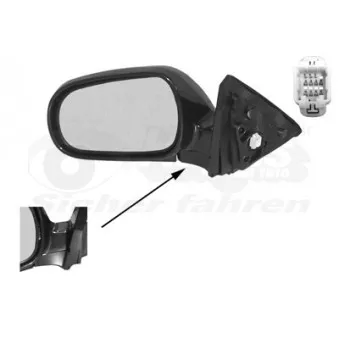 Rétroviseur extérieur VAN WEZEL 2527805