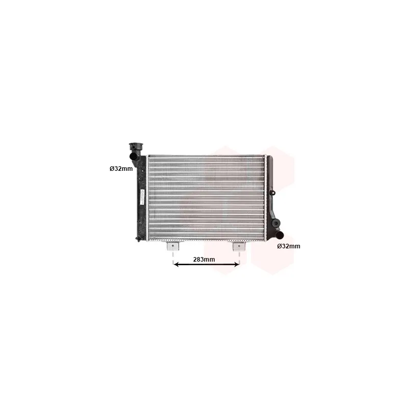 Radiateur, refroidissement du moteur VAN WEZEL 26002005