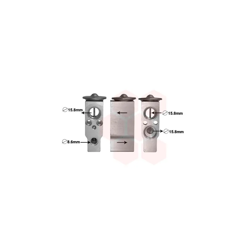 Détendeur, climatisation VAN WEZEL 27001257