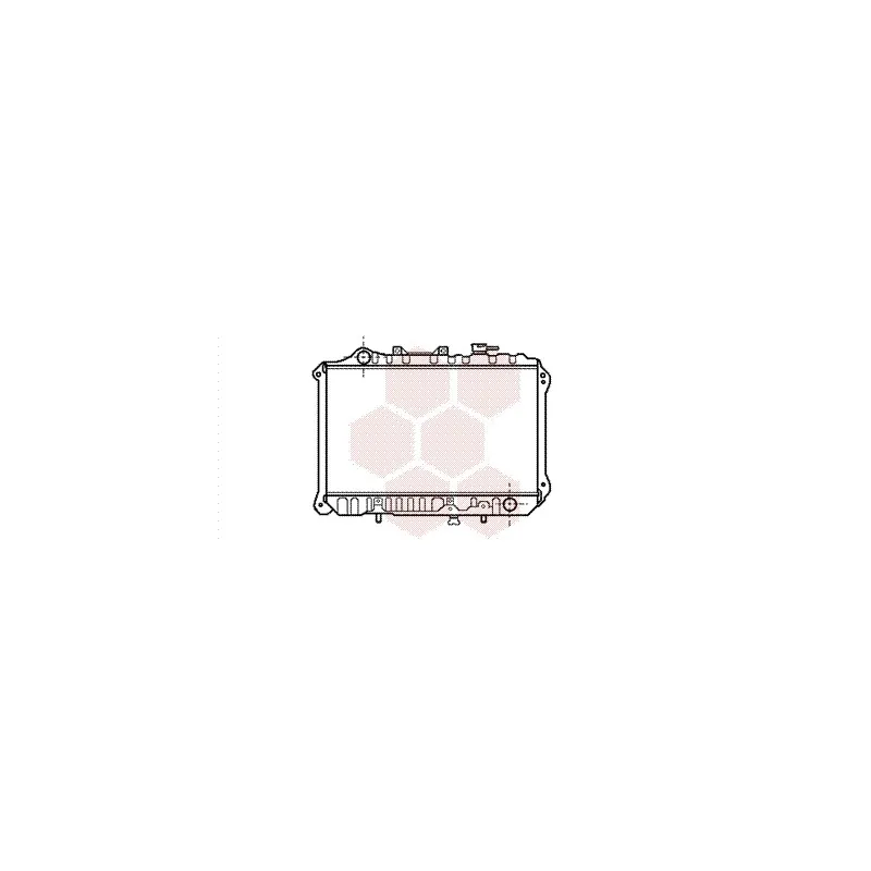 Radiateur, refroidissement du moteur VAN WEZEL 27002010