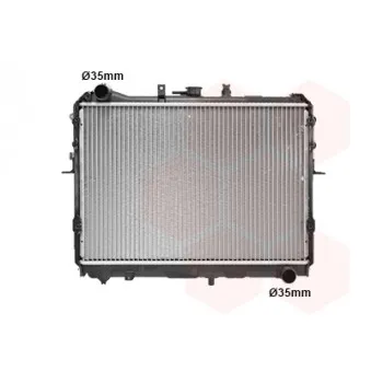 Radiateur, refroidissement du moteur VAN WEZEL 27002046