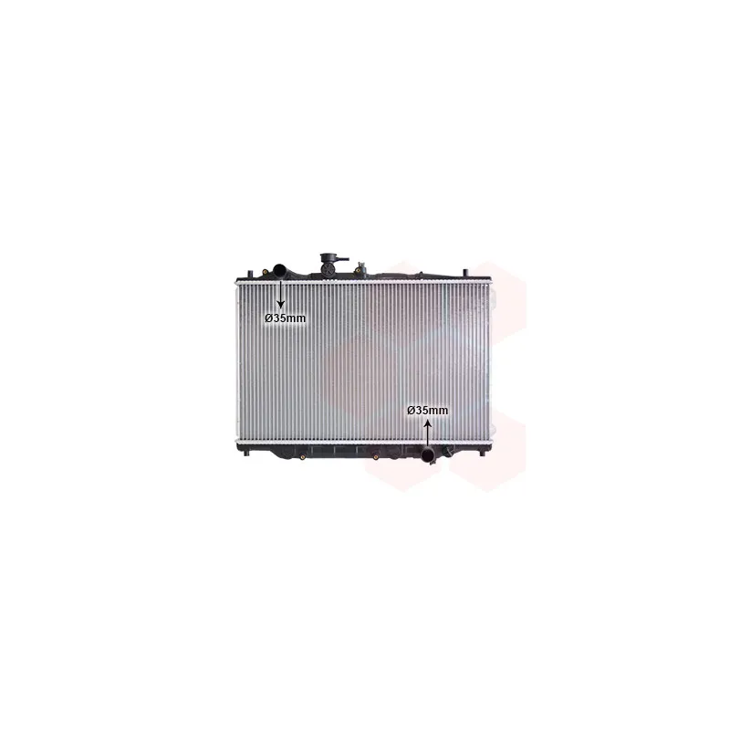 Radiateur, refroidissement du moteur VAN WEZEL 27002048