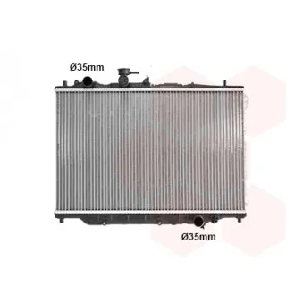Radiateur, refroidissement du moteur VAN WEZEL 27002050