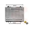 Radiateur, refroidissement du moteur VAN WEZEL 27002235 - Visuel 1