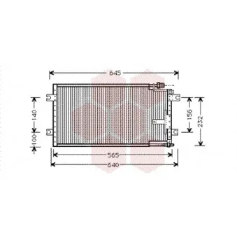 Condenseur, climatisation VAN WEZEL
