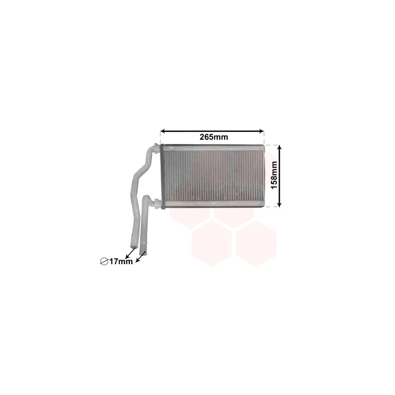 Système de chauffage VAN WEZEL 27006273