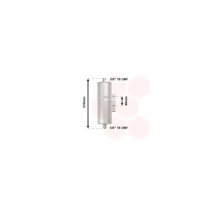 Filtre déshydratant, climatisation VAN WEZEL 2700D149
