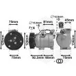 Compresseur, climatisation VAN WEZEL 2700K219 - Visuel 1