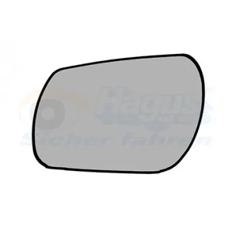 Verre de rétroviseur, rétroviseur extérieur VAN WEZEL 2740837