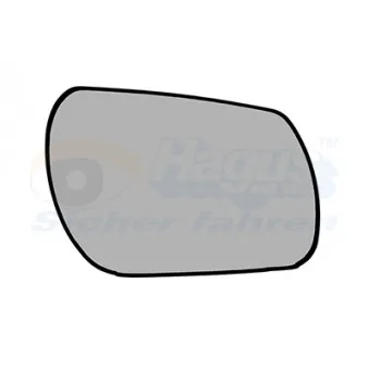 Verre de rétroviseur, rétroviseur extérieur VAN WEZEL 2740838