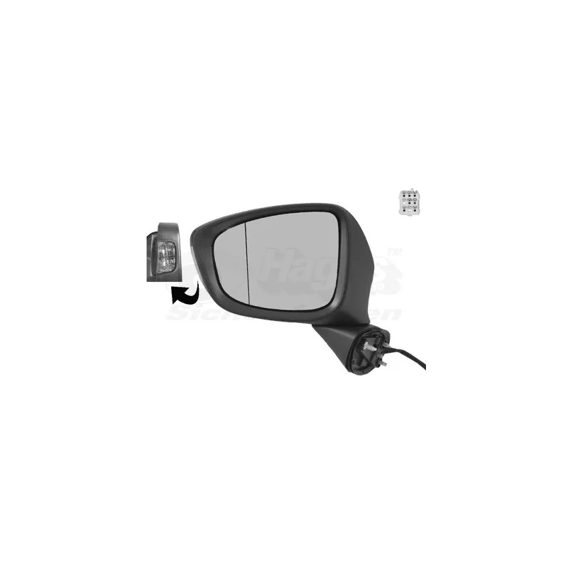 Rétroviseur extérieur VAN WEZEL 2780807