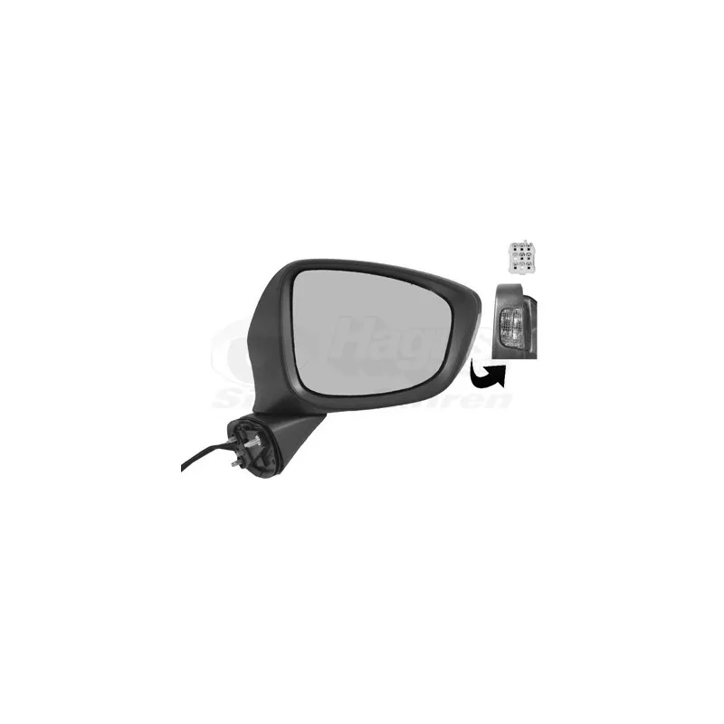 Rétroviseur extérieur VAN WEZEL 2780808