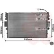 Radiateur, refroidissement du moteur VAN WEZEL 28002043 - Visuel 1