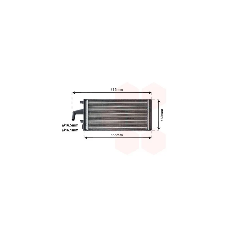 Système de chauffage VAN WEZEL 28006096