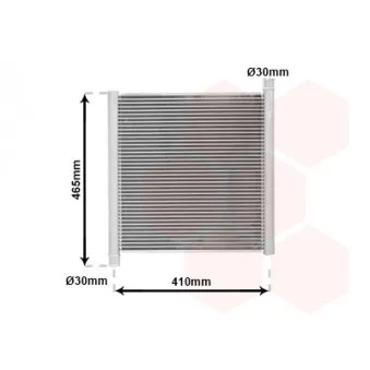 Radiateur, refroidissement du moteur VAN WEZEL 29002012