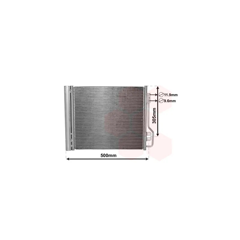 Condenseur, climatisation VAN WEZEL 29005013