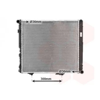 Radiateur, refroidissement du moteur VAN WEZEL 30002035