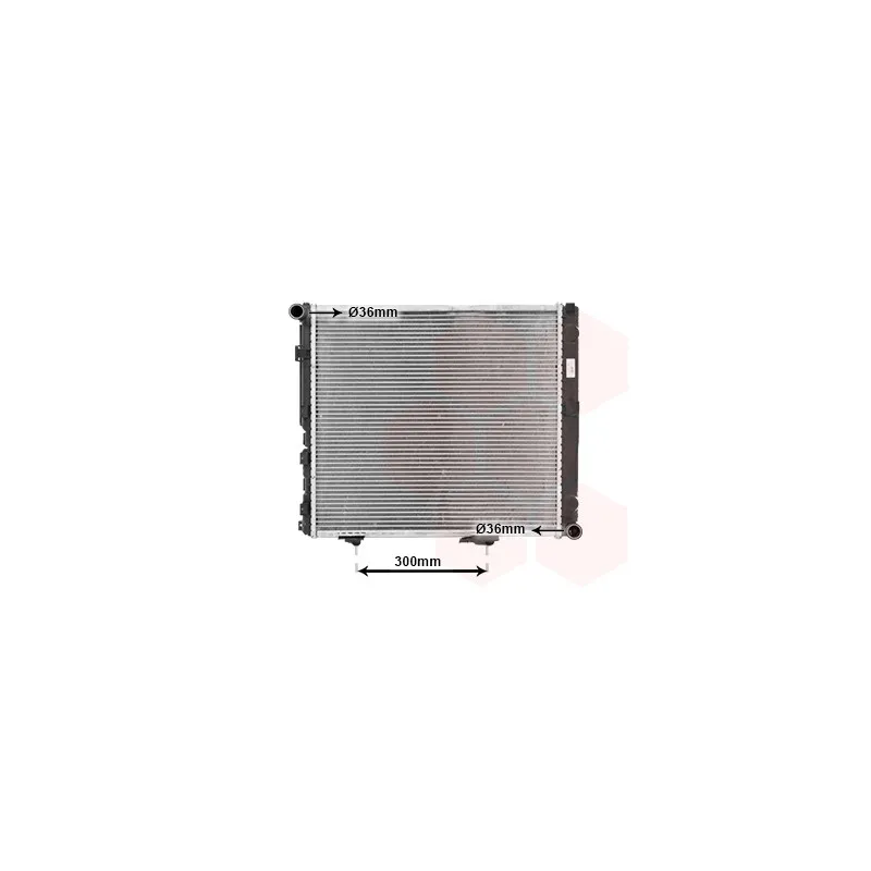 Radiateur, refroidissement du moteur VAN WEZEL 30002035