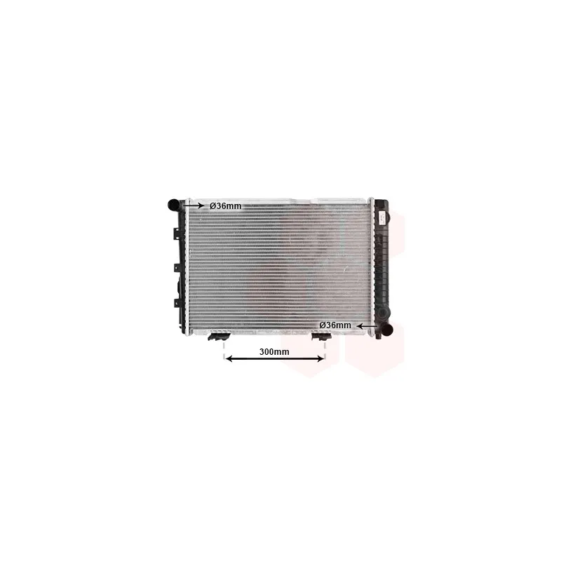 Radiateur, refroidissement du moteur VAN WEZEL 30002067