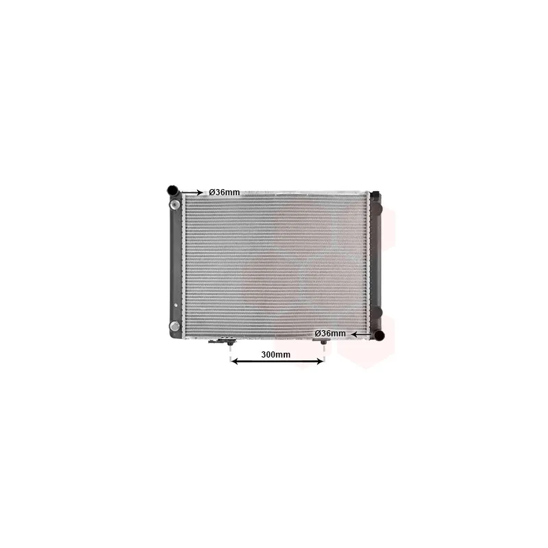 Radiateur, refroidissement du moteur VAN WEZEL 30002074