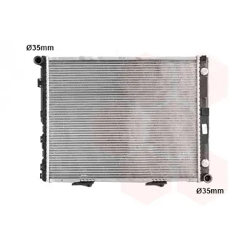 Radiateur, refroidissement du moteur VAN WEZEL 30002077