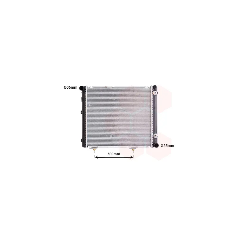 Radiateur, refroidissement du moteur VAN WEZEL 30002080
