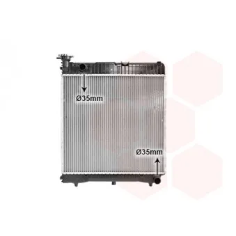 Radiateur, refroidissement du moteur VAN WEZEL 30002085