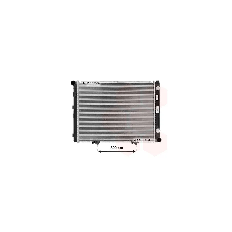 Radiateur, refroidissement du moteur VAN WEZEL 30002100