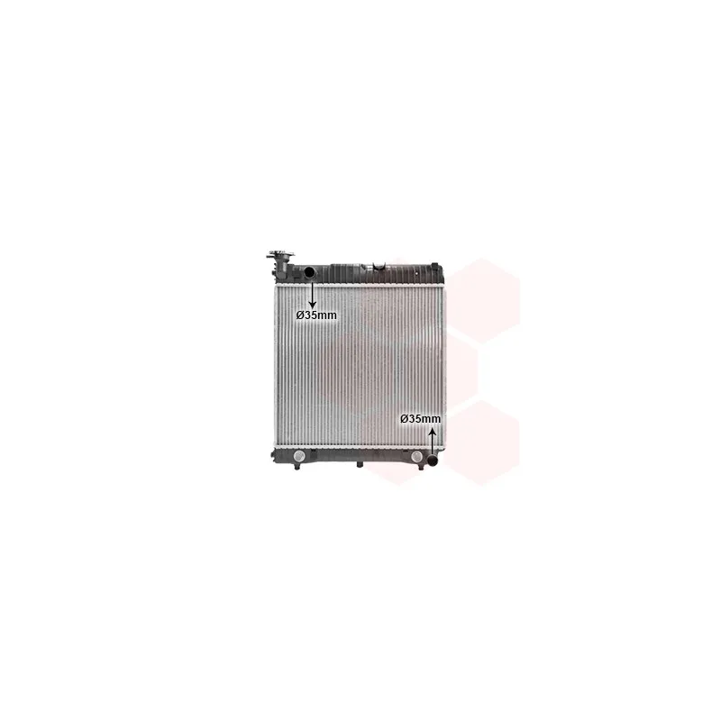 Radiateur, refroidissement du moteur VAN WEZEL 30002122