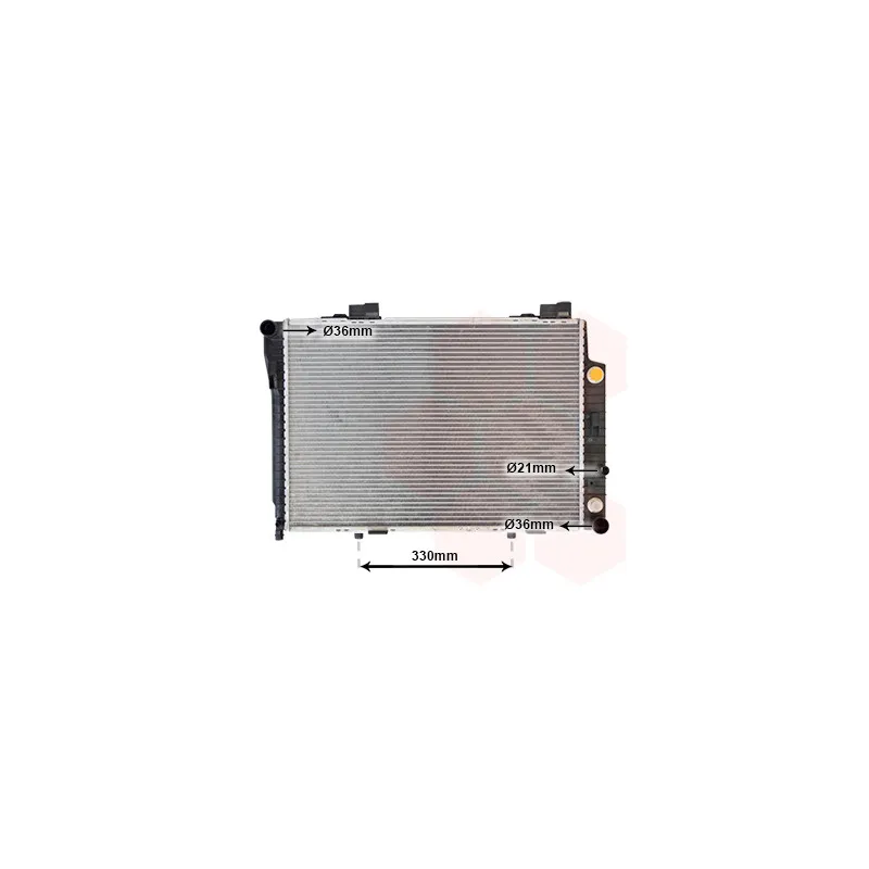 Radiateur, refroidissement du moteur VAN WEZEL 30002147