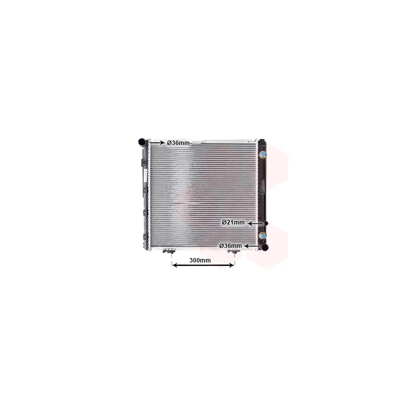Radiateur, refroidissement du moteur VAN WEZEL 30002148