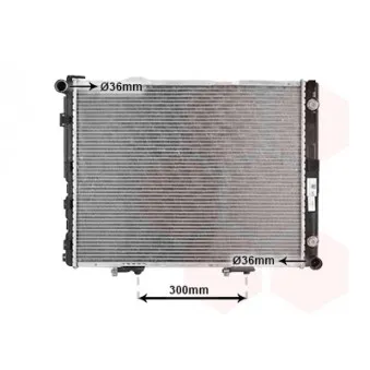 Radiateur, refroidissement du moteur VAN WEZEL 30002154