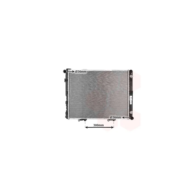 Radiateur, refroidissement du moteur VAN WEZEL 30002154
