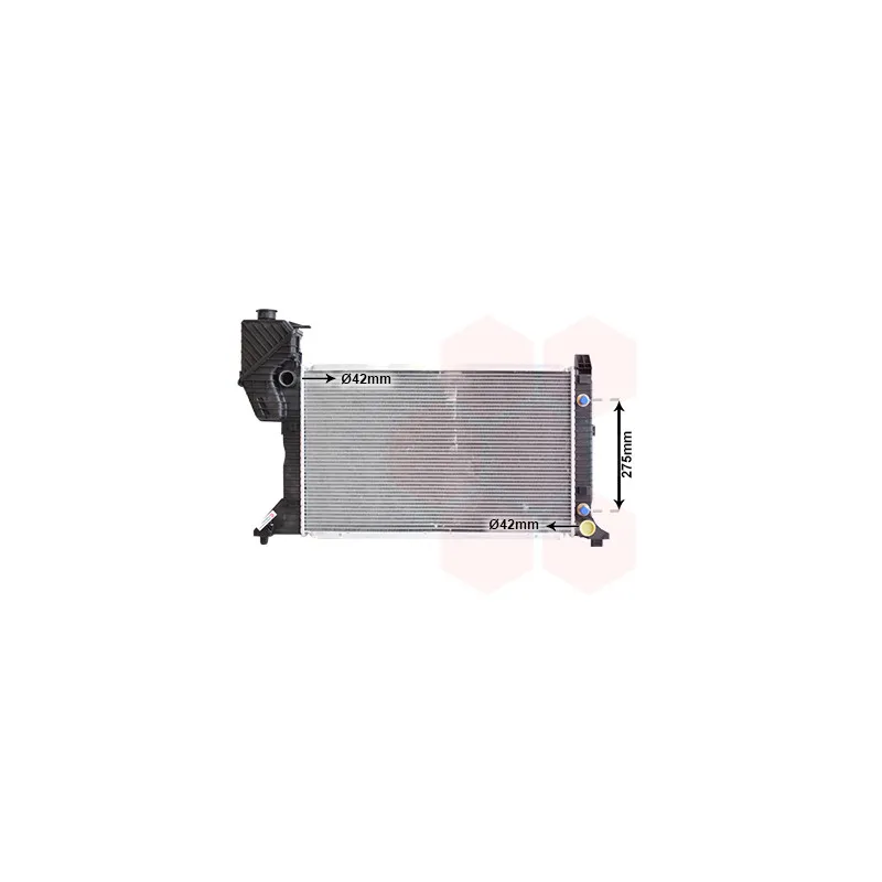 Radiateur, refroidissement du moteur VAN WEZEL 30002182