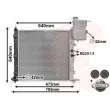 Radiateur, refroidissement du moteur VAN WEZEL 30002218 - Visuel 1