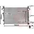 Radiateur, refroidissement du moteur VAN WEZEL 30002301 - Visuel 1