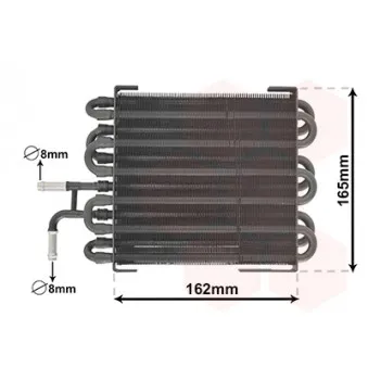 Radiateur, refroidissement du moteur VAN WEZEL 30002443