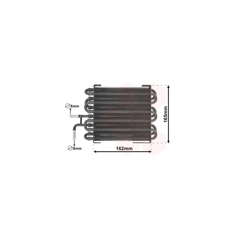 Radiateur, refroidissement du moteur VAN WEZEL 30002443