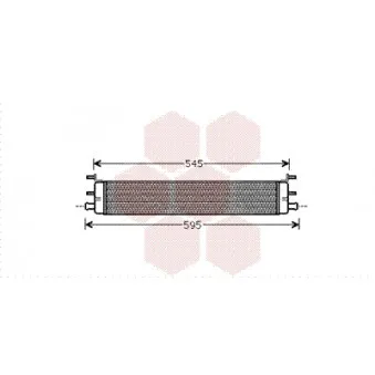 Radiateur, refroidissement du moteur VAN WEZEL 30002457
