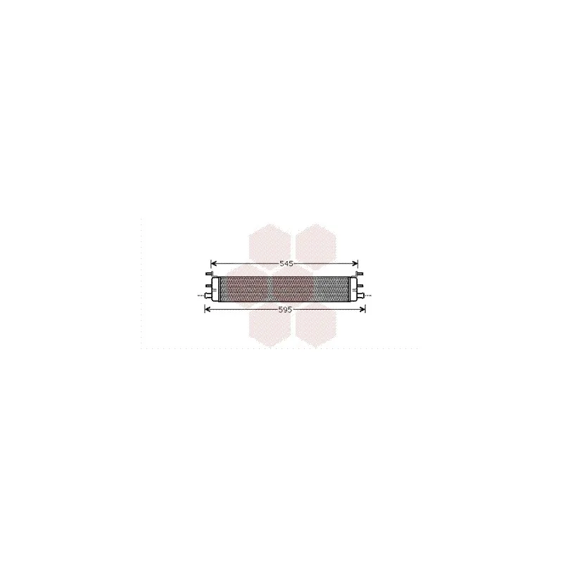 Radiateur, refroidissement du moteur VAN WEZEL 30002457